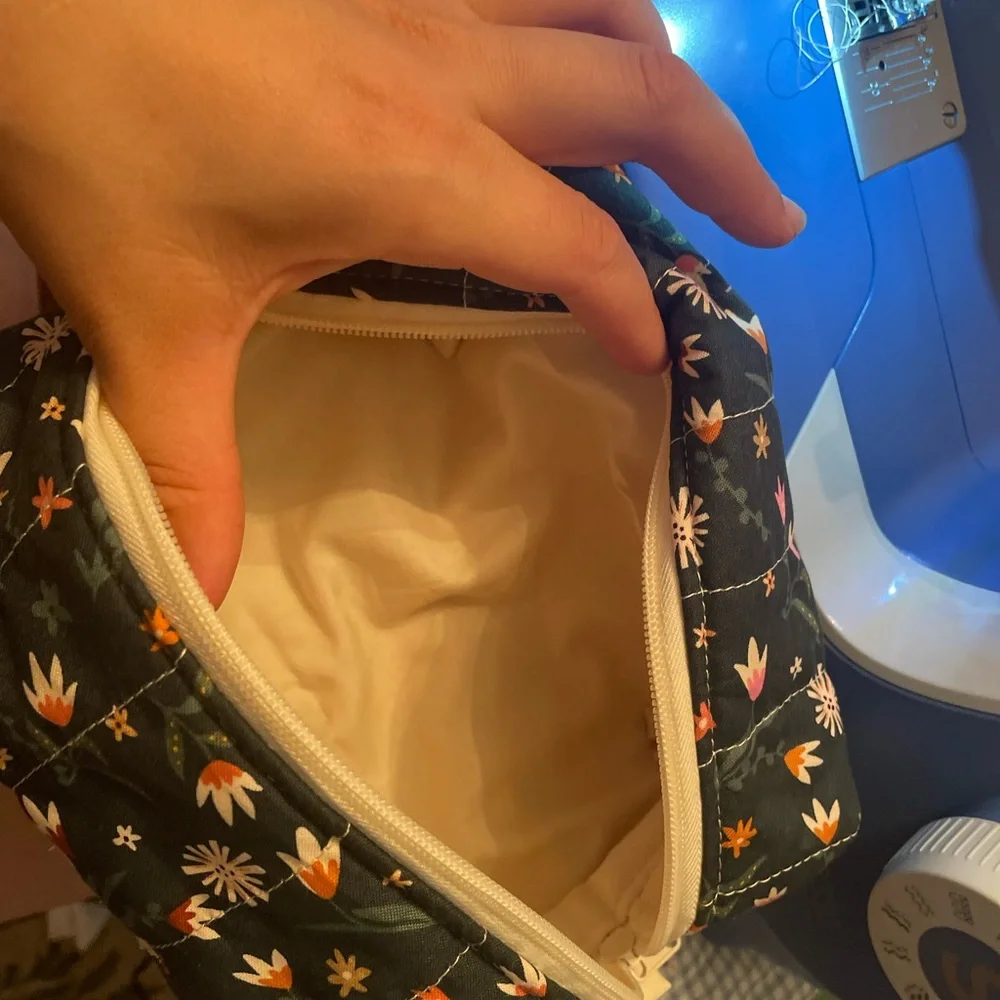 Handmade %100 cotton makeup bags